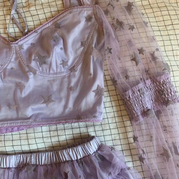 Dolls Kill Purple Star set - Picture 4 of 8